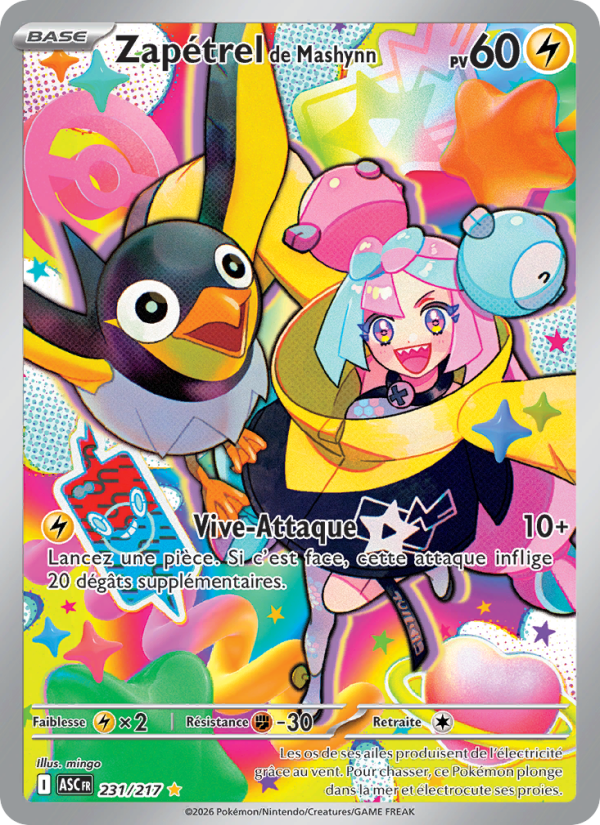 Zapétrel de Mashynn 231 — Erhabene Helden (French Pokémon TCG card)