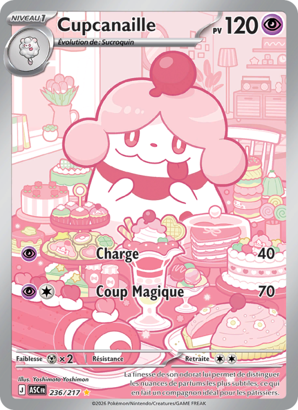 Cupcanaille 236 — Erhabene Helden (French Pokémon TCG card)