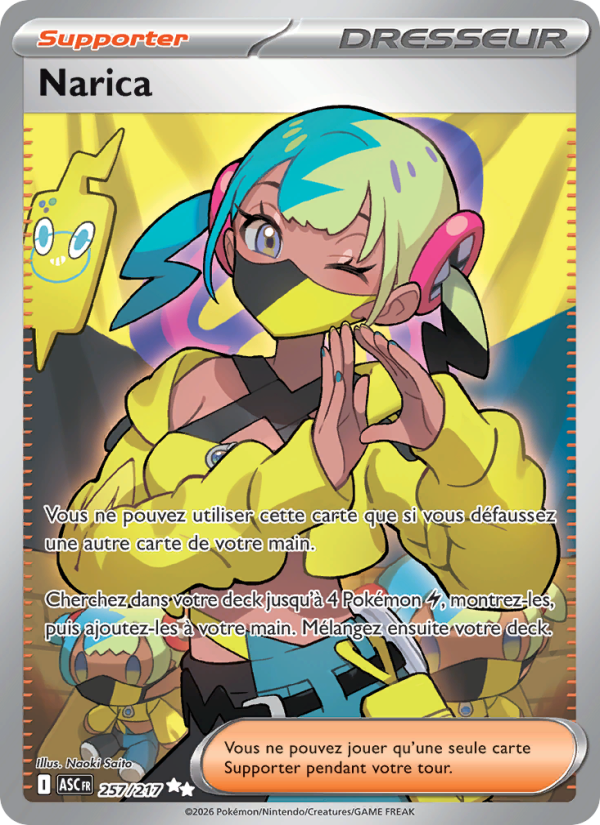 Narica 257 — Erhabene Helden (French Pokémon TCG card)