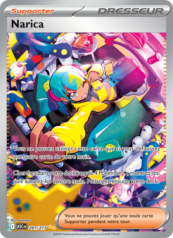 Narica 291 — Erhabene Helden (French Pokémon TCG card)