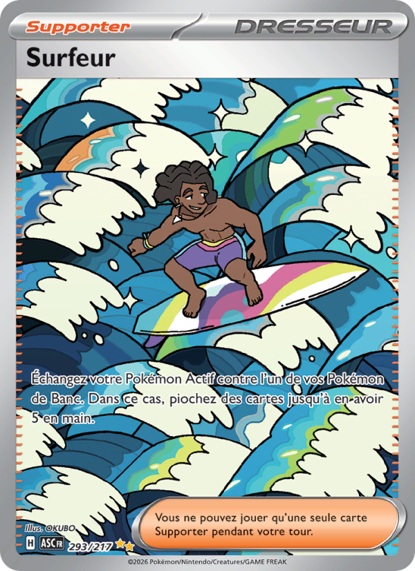 Surfeur 293 — Erhabene Helden (French Pokémon TCG card)