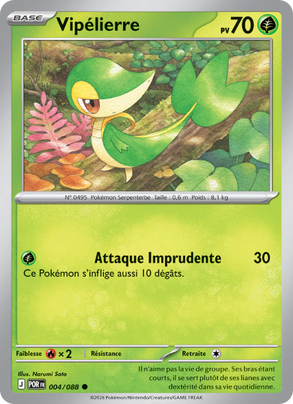 Vipélierre 004 — Optimale Ordnung (French Pokémon TCG card)