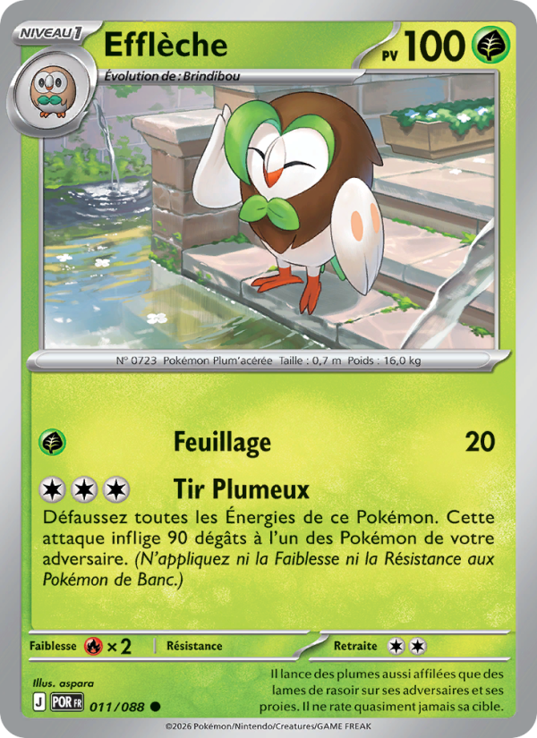 Efflèche 011 — Optimale Ordnung (French Pokémon TCG card)