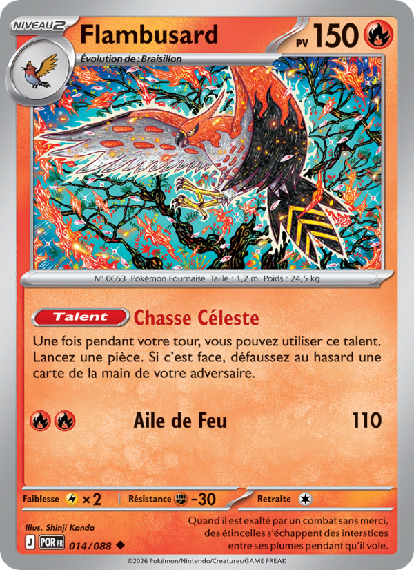 Flambusard 014 — Optimale Ordnung (French Pokémon TCG card)