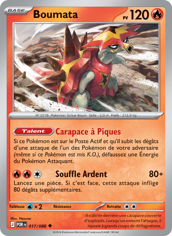 Boumata 017 — Optimale Ordnung (French Pokémon TCG card)