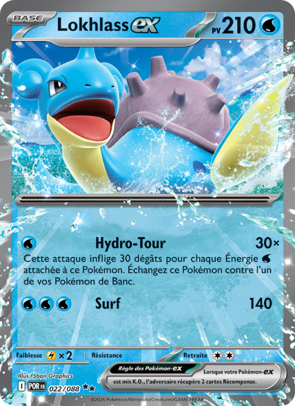 Lokhlass-ex 022 — Optimale Ordnung (French Pokémon TCG card)