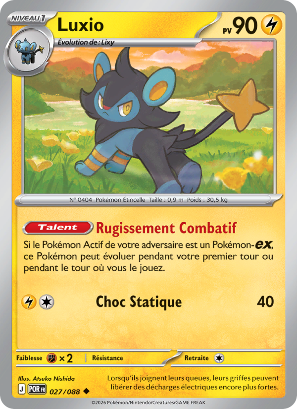 Luxio 027 — Optimale Ordnung (French Pokémon TCG card)