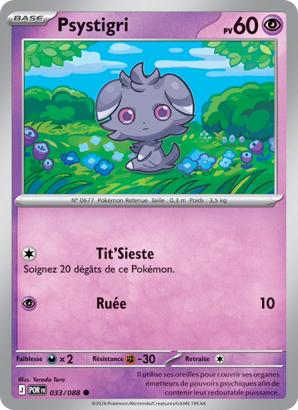 Psystigri 033 — Optimale Ordnung (French Pokémon TCG card)