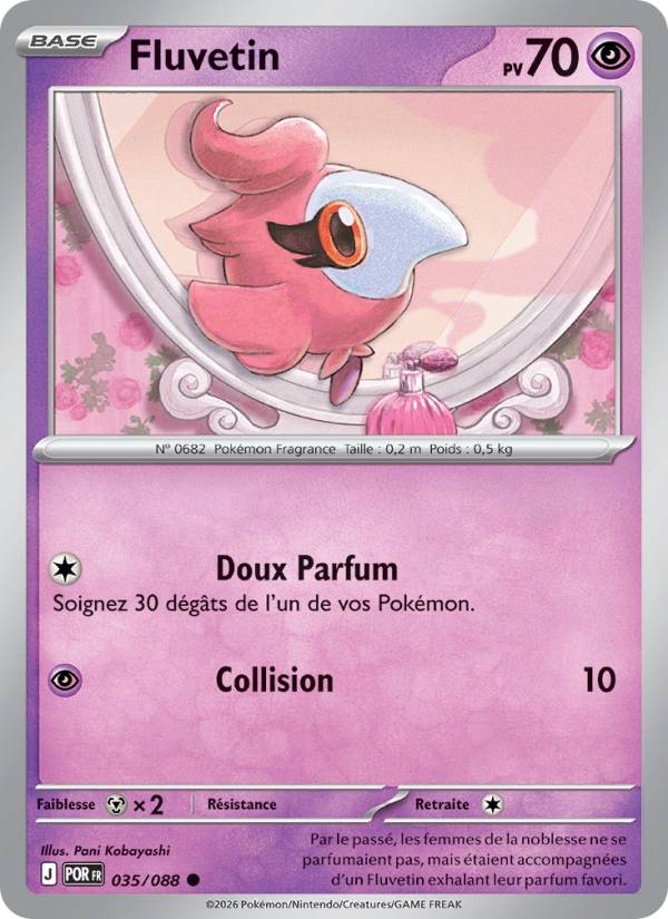 Fluvetin 035 — Optimale Ordnung (French Pokémon TCG card)