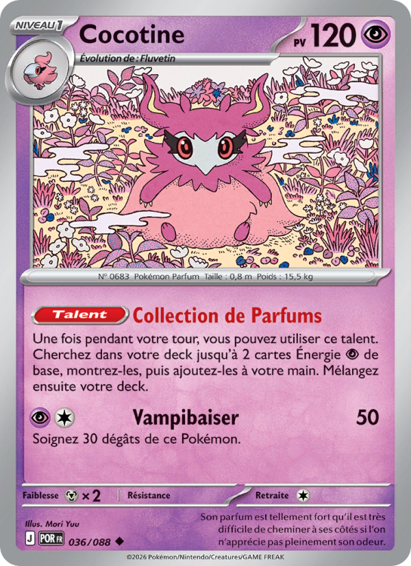 Cocotine 036 — Optimale Ordnung (French Pokémon TCG card)