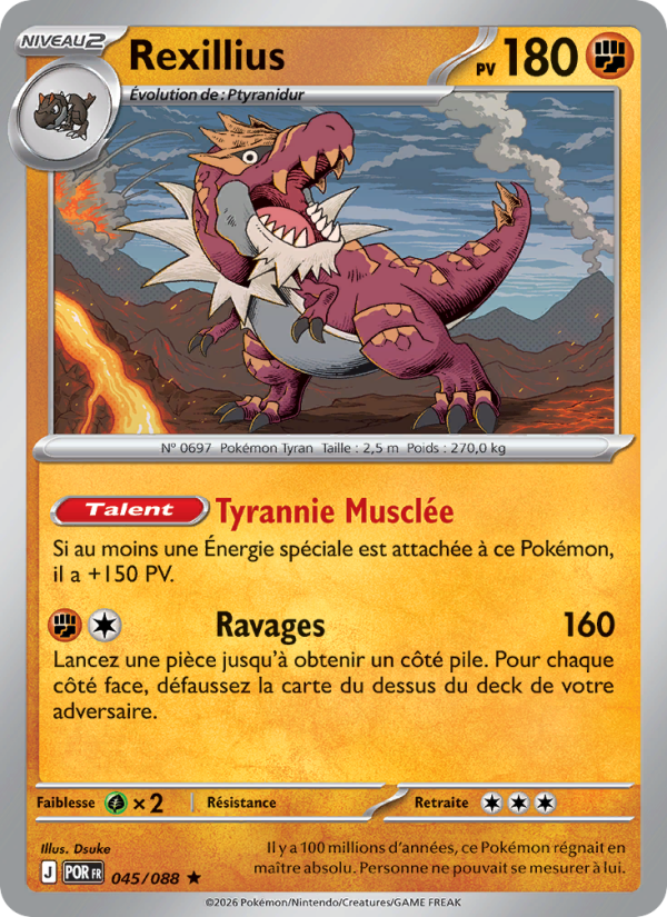 Rexillius 045 — Optimale Ordnung (French Pokémon TCG card)