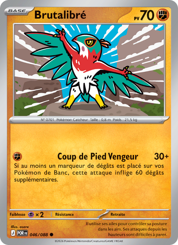 Brutalibré 046 — Optimale Ordnung (French Pokémon TCG card)