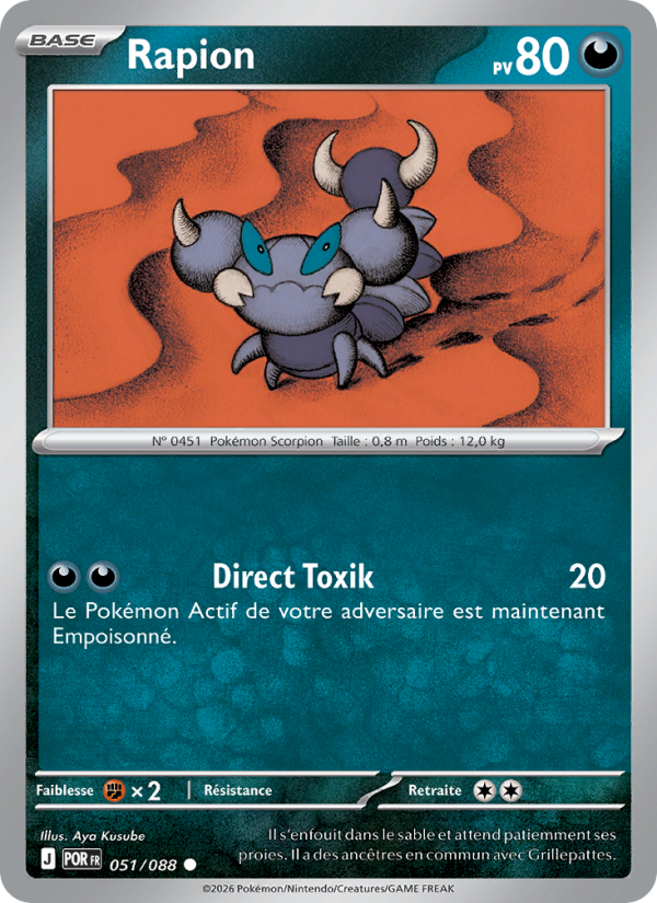 Rapion 051 — Optimale Ordnung (French Pokémon TCG card)