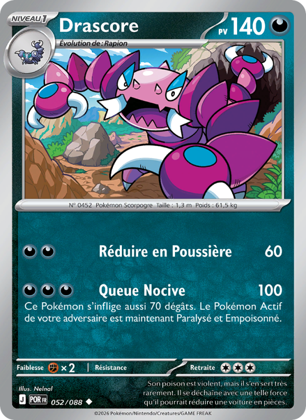Drascore 052 — Optimale Ordnung (French Pokémon TCG card)