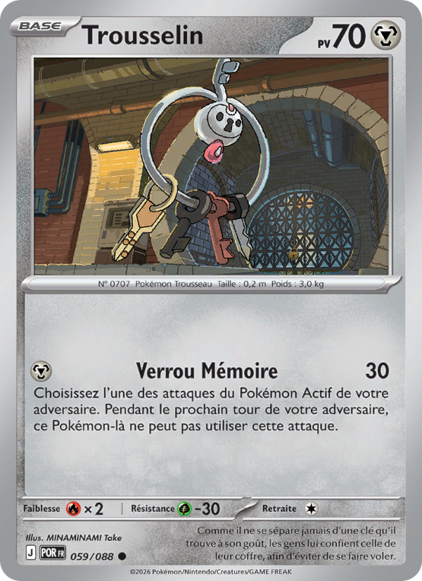 Trousselin 059 — Optimale Ordnung (French Pokémon TCG card)