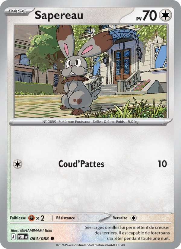 Sapereau 064 — Optimale Ordnung (French Pokémon TCG card)