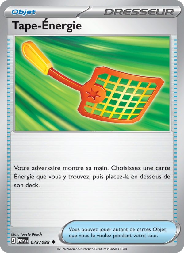 Tape-Énergie 073 — Optimale Ordnung (French Pokémon TCG card)