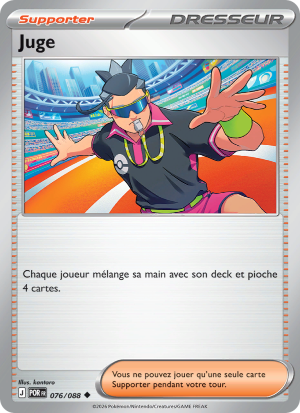 Juge 076 — Optimale Ordnung (French Pokémon TCG card)