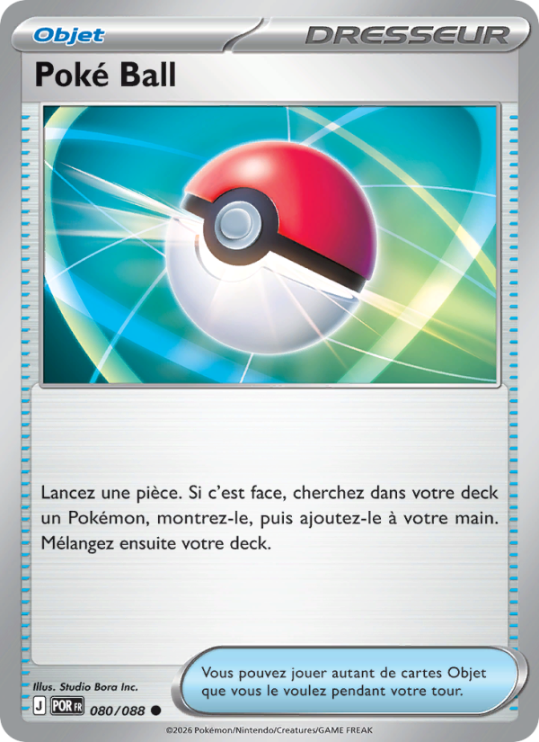 Poké Ball 080 — Optimale Ordnung (French Pokémon TCG card)