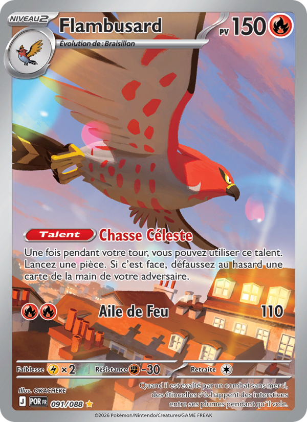 Flambusard 091 — Optimale Ordnung (French Pokémon TCG card)