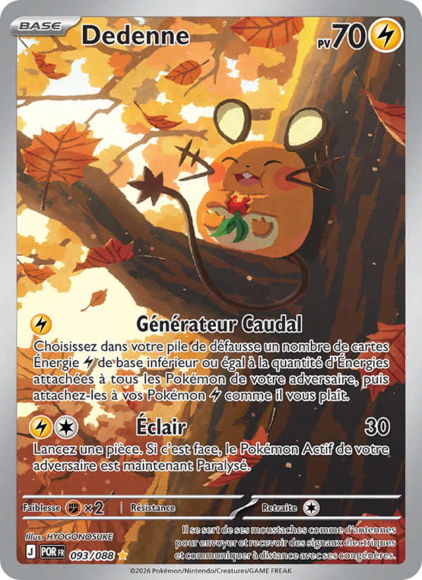 Dedenne 093 — Optimale Ordnung (French Pokémon TCG card)