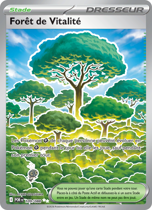 Forêt de Vitalité 109 — Optimale Ordnung (French Pokémon TCG card)