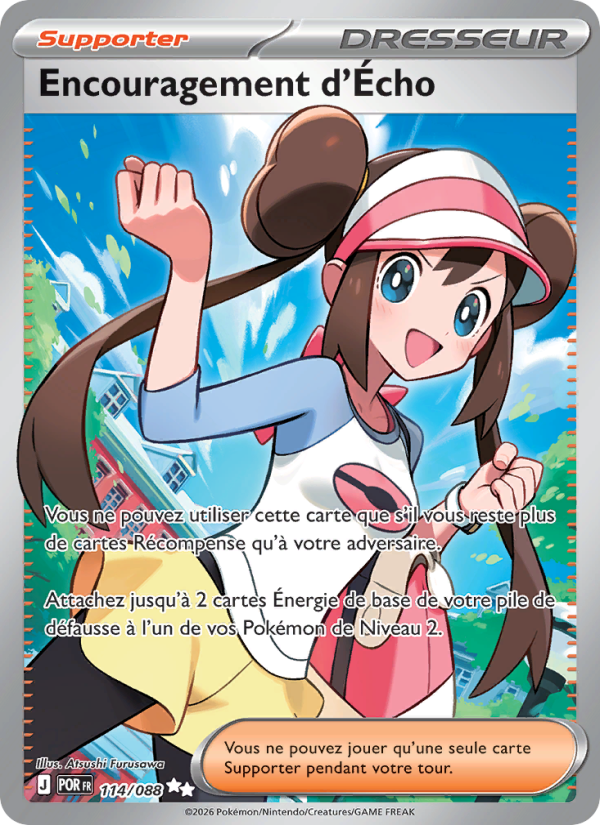 Encouragement d'Écho 114 — Optimale Ordnung (French Pokémon TCG card)