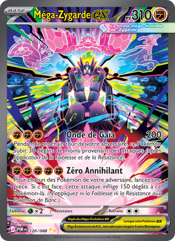Méga-Zygarde-ex 120 — Optimale Ordnung (French Pokémon TCG card)