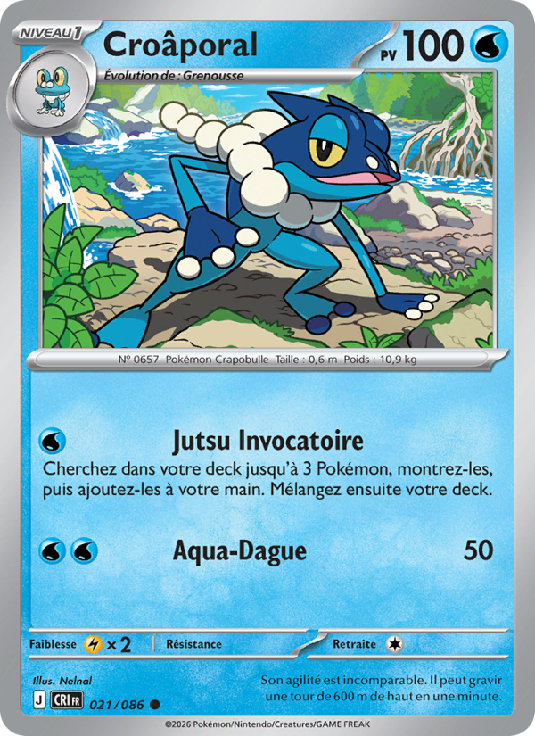 Croâporal 021 — Wachsendes Chaos (French Pokémon TCG card)