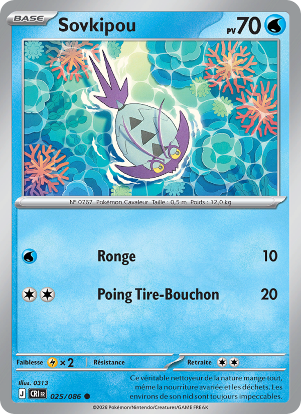 Sovkipou 025 — Wachsendes Chaos (French Pokémon TCG card)