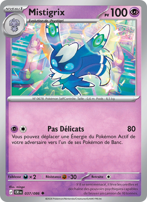 Mistigrix 037 — Wachsendes Chaos (French Pokémon TCG card)