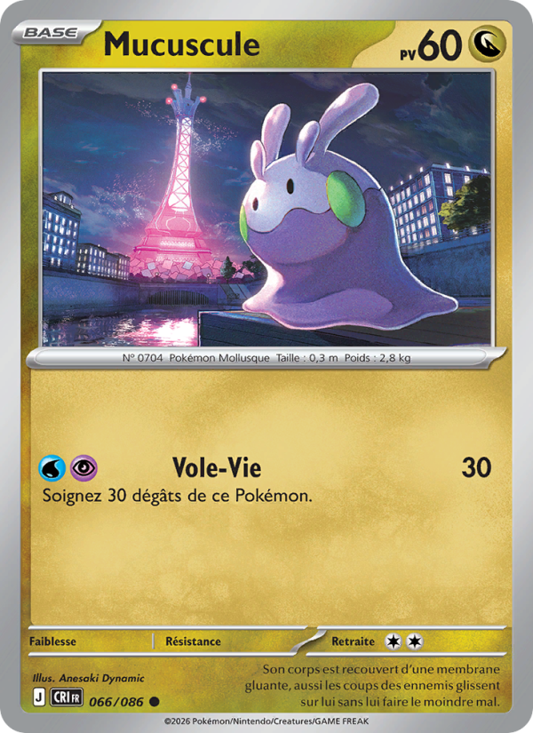 Mucuscule 066 — Wachsendes Chaos (French Pokémon TCG card)
