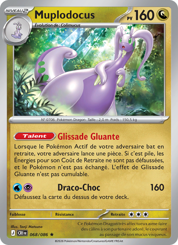 Muplodocus 068 — Wachsendes Chaos (French Pokémon TCG card)