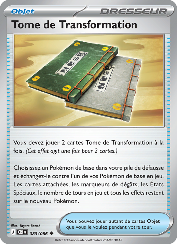 Tome de Transformation 083 — Wachsendes Chaos (French Pokémon TCG card)
