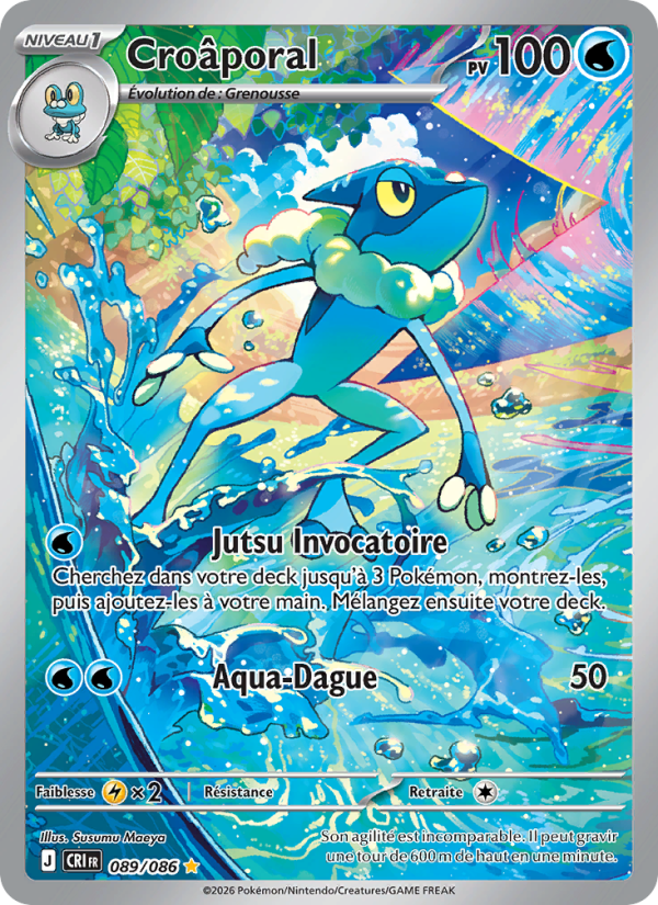 Croâporal 089 — Wachsendes Chaos (French Pokémon TCG card)