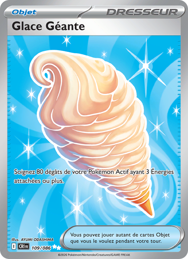 Glace Géante 109 — Wachsendes Chaos (French Pokémon TCG card)