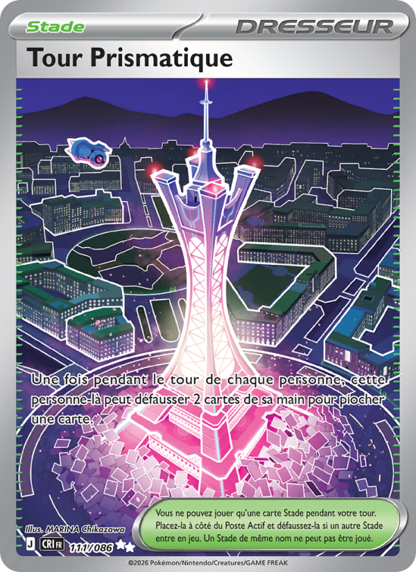Tour Prismatique 111 — Wachsendes Chaos (French Pokémon TCG card)