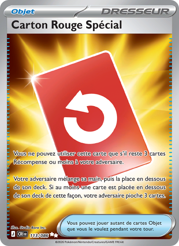 Carton Rouge Spécial 113 — Wachsendes Chaos (French Pokémon TCG card)
