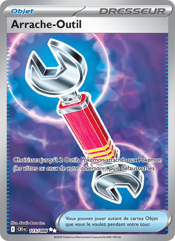 Arrache-Outil 115 — Wachsendes Chaos (French Pokémon TCG card)