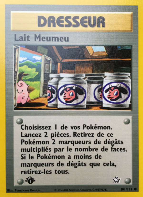 Lait Meumeu 101 — Neo Genesis (French Pokémon TCG card)