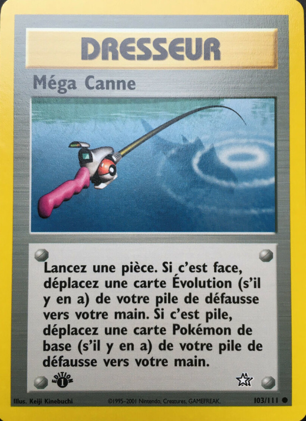 Méga Canne 103 — Neo Genesis (French Pokémon TCG card)