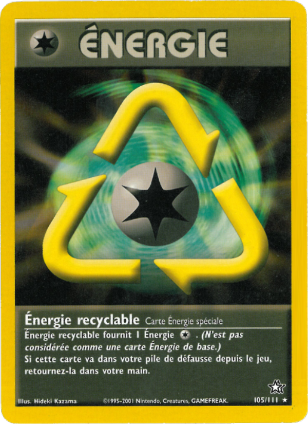 Énergie recyclable 105 — Neo Genesis (French Pokémon TCG card)