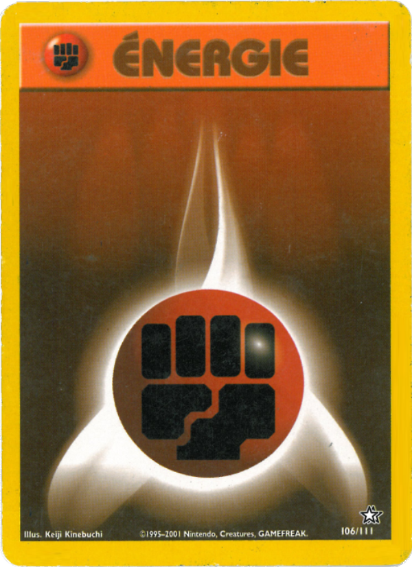 Énergie Combat 106 — Neo Genesis (French Pokémon TCG card)