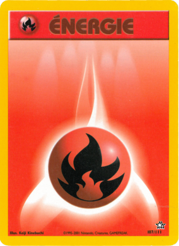 Énergie Feu 107 — Neo Genesis (French Pokémon TCG card)