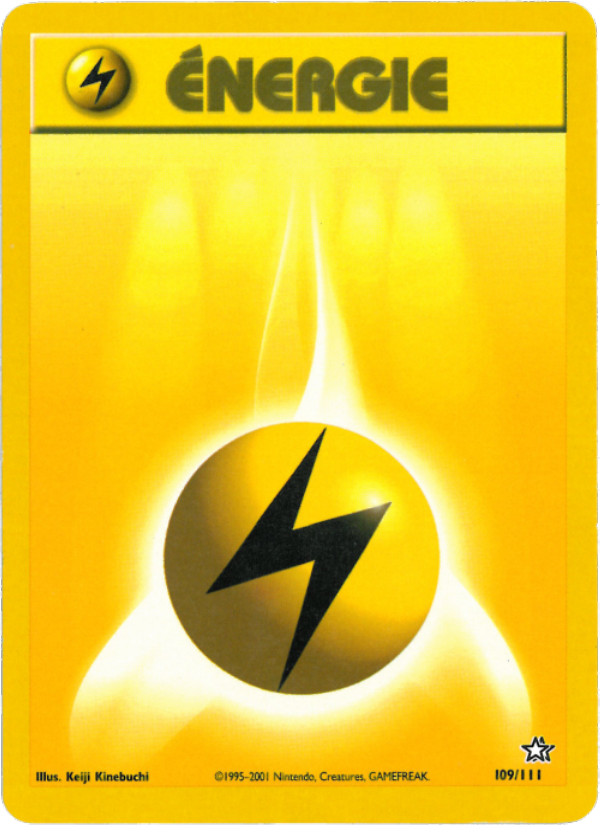 Énergie Électrique 109 — Neo Genesis (French Pokémon TCG card)