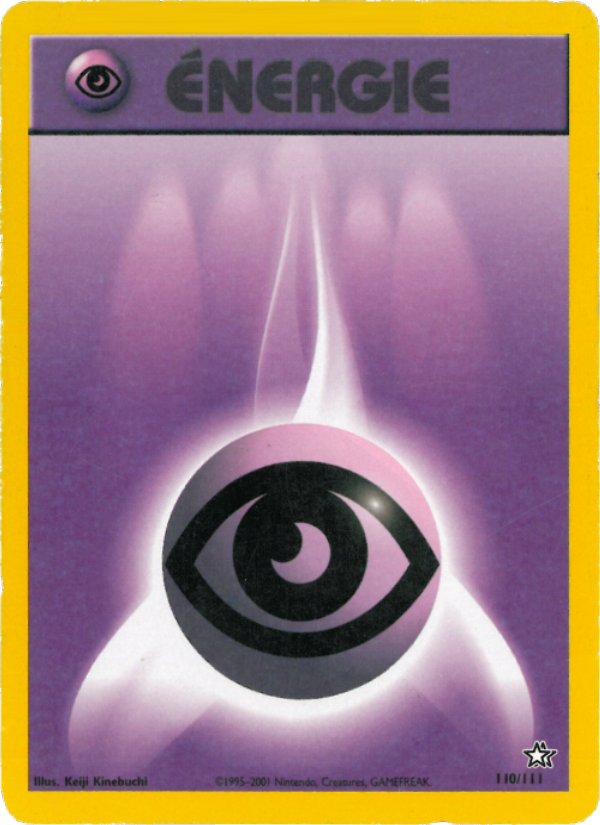 Énergie Psy 110 — Neo Genesis (French Pokémon TCG card)