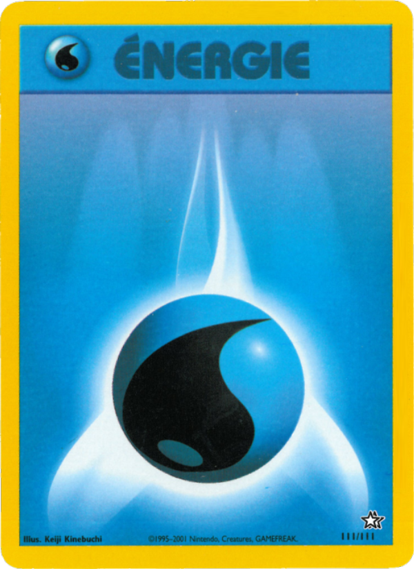 Énergie Eau 111 — Neo Genesis (French Pokémon TCG card)