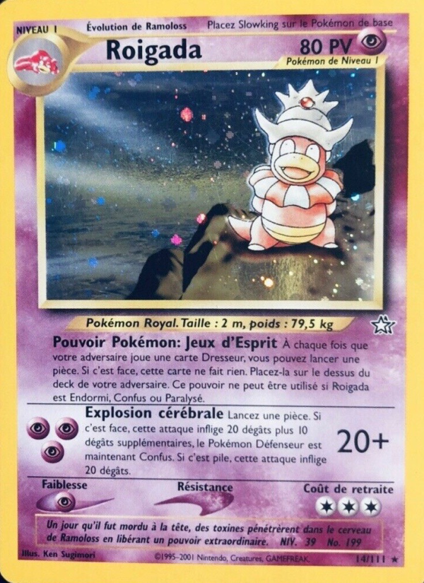 Roigada 14 — Neo Genesis (French Pokémon TCG card)