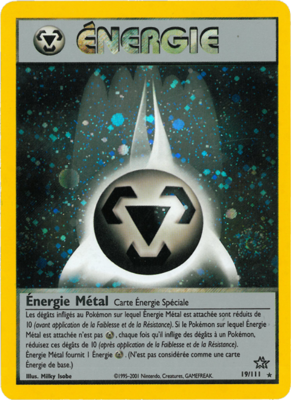 Énergie Métal 19 — Neo Genesis (French Pokémon TCG card)