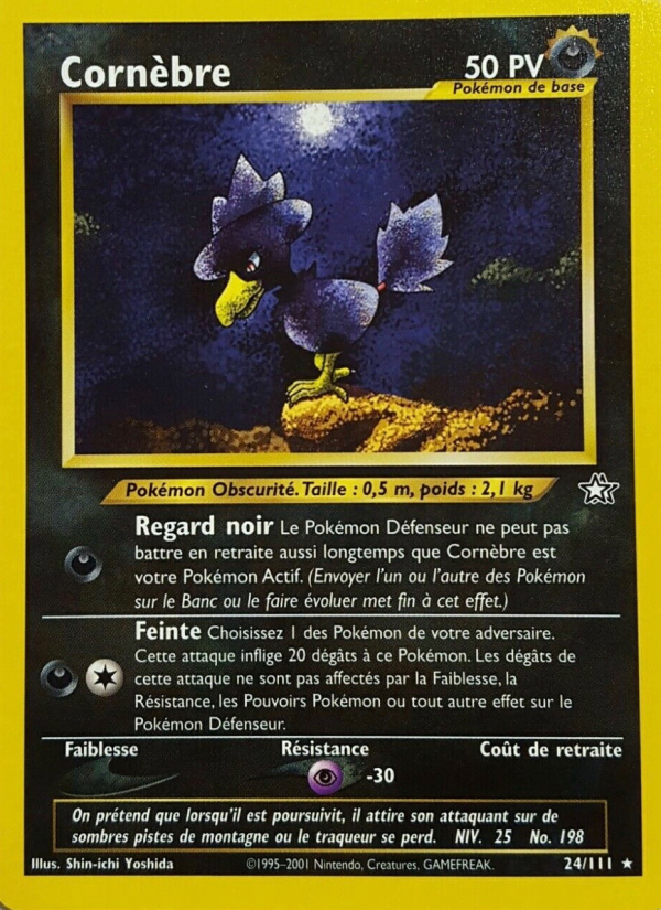 Cornèbre 24 — Neo Genesis (French Pokémon TCG card)